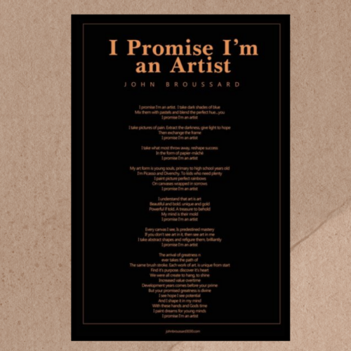 "I Promise I'm an Artist"